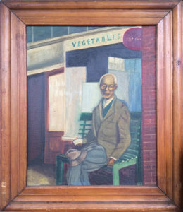 Rendering of local Tim Drinkwater in 1952 by Ruth Carson